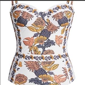 Tory Burch Lipsi printed one piece